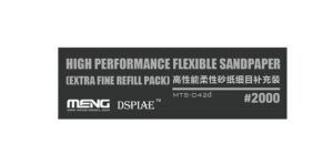 Meng MNGMTS-042D Flexi Sandpaper Extra Fine 2000 Flat Packed for low cost THFS