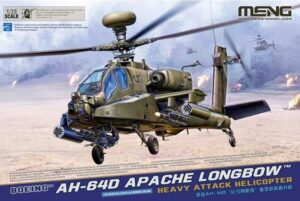 Meng Model MNGQS-004 1:35 Boeing AH-64D Apache Longbow Attack Helicopter
