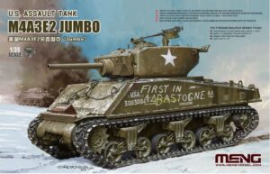 Meng Model 1/35 MNGTS-045 TS-045 M4A3E2 Jumbo Sherman First in Bastogne  Battle of the Bulge. Overlord
