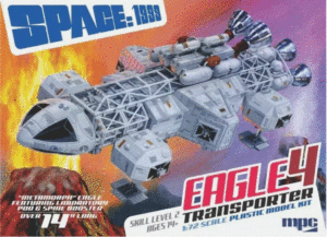 MPC 979 1:72nd scale Space: 1999 Eagle 4 with Lab Pod & Booster