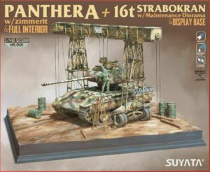 Suyata 1/48 Panther A Full Interior Kit w/16t Strabokran Diorama Set 001