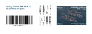 INFINITY MODELS 1/32 SB2C Helldiver Folding Wing System INF3201-7 THFS