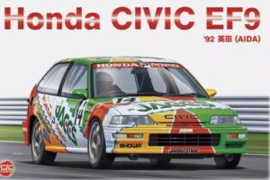 Nunu 24021 1/24 Honda Civic EF9 '92 AIDA JACCS Plastic Car Model Kit
