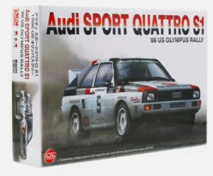 Nunu 24023 1/24 Model Kit Audi Sport Quattro S1 Rally Car