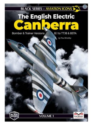 PHOENIX PUBLICATIONS BLACK SERIES AVIATION ICONS ENGLISH ELECTRIC CANBERRA THFS