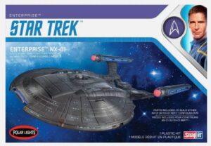 Polar Lights 966M 1/1000 Star Trek: Enterprise NX-01 Plastic Snap Model Kit