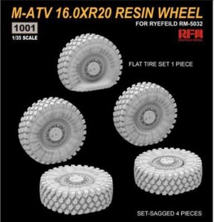 RYE FIELD 1/35 M-ATV 16.0XR20 Resin Wheel Set RM1001 THFS