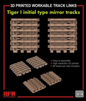 RYE FIELD MODEL 1/35 3D Workable Track For Tiger I Initial RM2019