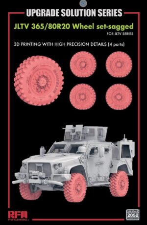 Rye field Model 2052 1/35 JLTV 365/80R20 Wheel Set Sagged