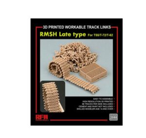 Rye Field Models 2058 1/35 RMsh Late Type Tracks T-55/T-72/T-62 3D Printed Workable THFS