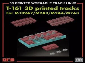 Rye field Model 3028 - 1:35 T-161 Work Tracks M109A7/M2A3/M2A4/M7A3 3D Print