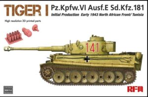 Rye field Core Range 5001U 1/35 TIGER I PZ.Kpfw.VI Ausf.E sd.kfz.181 88