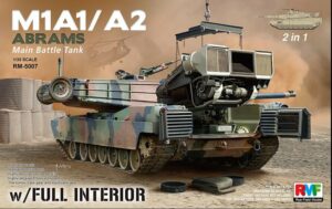 RYE FIELD MODELS 5007 1/35 M1A1 A2 ABRAMS WITH INTERIOR