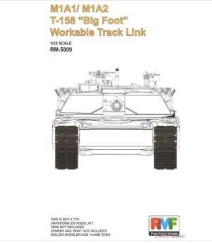 Rye field-Model 5009 1/35 M1A1/A2 T-158 “Big Foot” Workable Track Link
