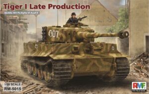 Rye field Core Range RM5015 1/35 Pz.Kpfw.VI Ausf.E Sd.Kfz.181 Tiger I Late Production 88 Overlord