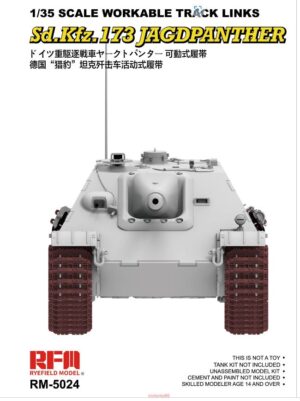 Rye field Model 5024 1/35 Workable Track Links Sd.Kfz.173 Jagdpanther THFS