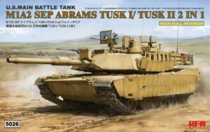 Rye Field Model 5026 1/35 M1A2 SEP Abrams TUSK I/TUSK II with Full Interior
