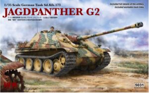 RYE FIELD UK CORE RANGE 5031 1/35 JAGDPANTHER G2  W/ WORKABLE TRACK LINKS 88 Overlord