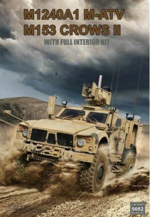 Rye Field Models 5052 1:35 M1240A1 M-ATV (M153 Crows II ) with Full Interior