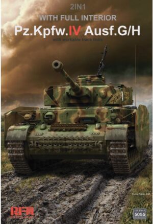 Rye Field Model 1:35 Pz.Kpfw.IV Ausf G/H - Full Interior & Track Links RM5055