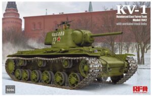 Rye Field Model 5056 1:35 KV-1 Model 1942 Reinforced Cast Turret Tank Model Kit