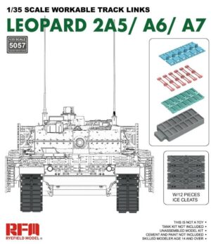 Rye Field Models 1/35 Workable track links for LEOPARD 2A5/A6/A7 RM5057