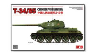 Rye Field Model 5059 1/35 T-34/85 215 Factory Chinese Volunteer