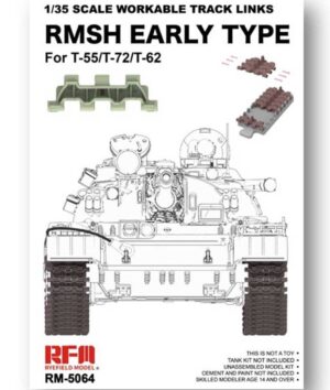 RYE FIELD 5064 1/35  WORKABLE TRACK LINKSRMSH EARLY TYPE ForT-55/T-72/T-62