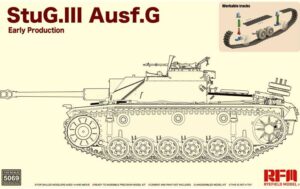 RYE FIELD Core Range 5069 1/35 StuG. III Ausf. G Early Prod with workable track links Overlord