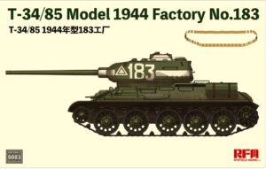 RYE FIELD 1/35 T-34/85 Model 1944 Factory No 183 RM5083 NEW