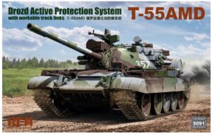 Rye Field UK Core Range 5091 1:35 T-55AMD Drozd Active Protection System Model Kit