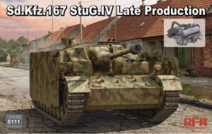 Rye Field Model 5111 1:35 Sd.Kfz.167 StuG.IV Late Production with engine and workable tack