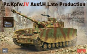Rye Field Model 5127 1:35 Pz.kpfw.iv Version H Late Production. W/Workable Tracks Overlord West Wall ASSAULT ON THE RHINE