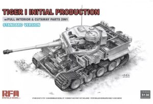 RYE FIELD 5130 1/35 TIGER I NITIAL PRODUCTION w/ FULL INTERIOR & CATAWAY PARTS STANDARD