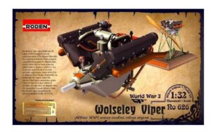 RODEN 626 1/32 WOLSELEY VIPER - WWI BRITISH AIRCRAFT ENGINE