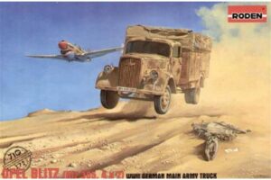 RODEN 1/72 Opel Blitz Kfz 305 4 x 2 WWII German Main Army Truck ROD710  BRITISH ARMY BATTLE SCHOOL