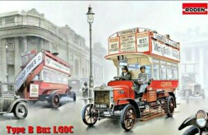 Roden 739 - 1/72 - Type B Bus LGOC, London General Omnibus Company, scale model