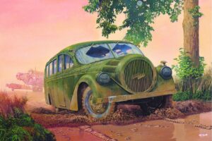 Roden 823 1:35 Opel Blitzbus Ludewig "Aero" plastic model kit car
