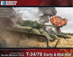 Rubicon Models 280013 1/56 T-34/76 Early & Mid War 28mm