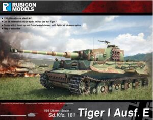 Rubicon Models 280016 1/56 Tiger I Ausf E Plastic Model Kit 88 Overlord