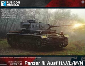 Rubicon Models 280092 1/56 Panzer III Ausf H/J/L/M/N Plastic Model Kit Overlord