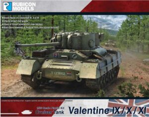 Rubicon Models 280098 1/56 British WWII Mini 28mm Valentine IX/X/XI BRITISH ARMY BATTLE SCHOOL