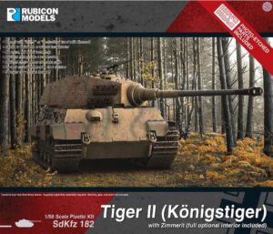 Rubicon Models 280100 1/56 German King Tiger with Zimmerit Heavy Tank 88 Overlord WEST WALL