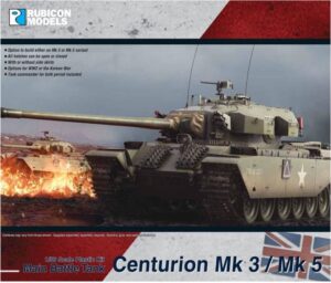 Rubicon Models 280104 1/56 British WWII 28mm Centurion Mk 3/Mk 5 New