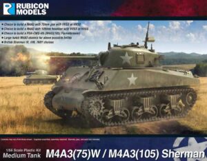 Rubicon Models 280111 1/56 M4A3(75)W / M4A3(105) Sherman Medium Tank Overlord