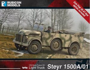 Rubicon Models 280113 1/56 Steyr 1500A/01 with 2cm Flak Gun Model Kit