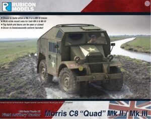 Rubicon Models 280114 1/56 Morris C8 Quad Mk II / Mk III Field Artillery Tractor Overlord