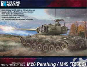 Rubicon Models 280116 1/56 M26 Pershing/M45 Tank US Army WW2 and Korea ASSAULT ON THE RHINE