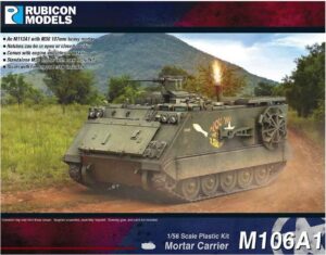 RUBICON MODEL 280135 1/56 M106A1 Mortar Carrier M30 Mortar & Crew Vietnam War