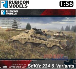 RUBICON 280138 1/56 SdKfz 234 Sonderkraftfahrzeug 234 Armoured Car Overlord